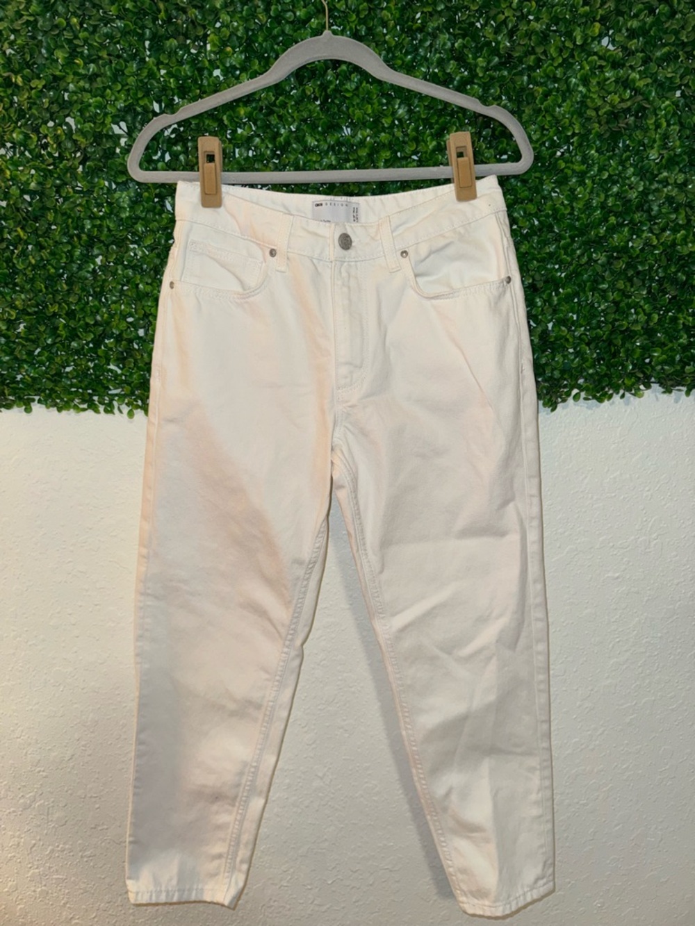ASOS White Straight Leg Jeans